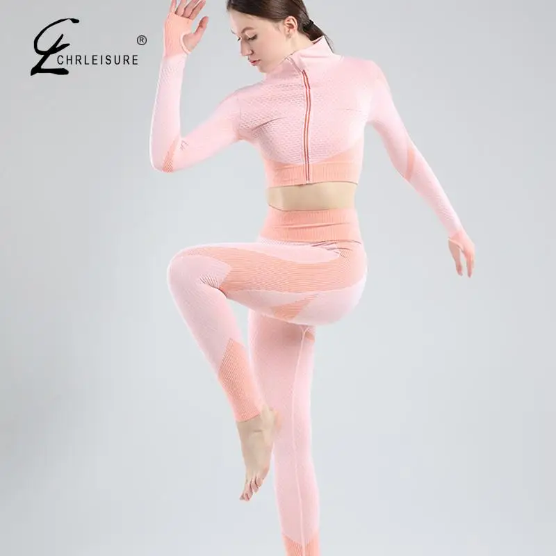 Two Piece Set Women Long Sleeve Tracksuit Women High Waist Matching Sets Push Up Leggings and Tops Zipper Jogging Femme Outfits
Two Piece Set Women Long Sleeve Tracksuit Women High Waist Matching Sets Push Up Leggings and Tops Zipper Jogging Femme Outfits