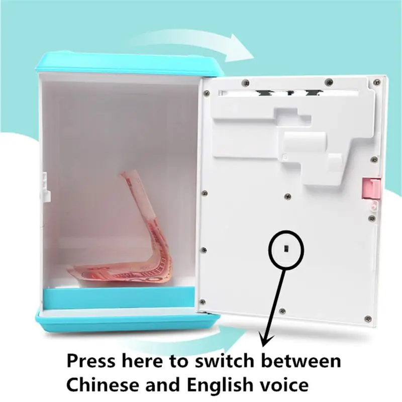 Mini ATM Electronic Coin Bank,Smart Electronic Piggy Bank, Safe with Password 23GD
Mini ATM Electronic Coin Bank,Smart Electronic Piggy Bank, Safe with Password 23GD