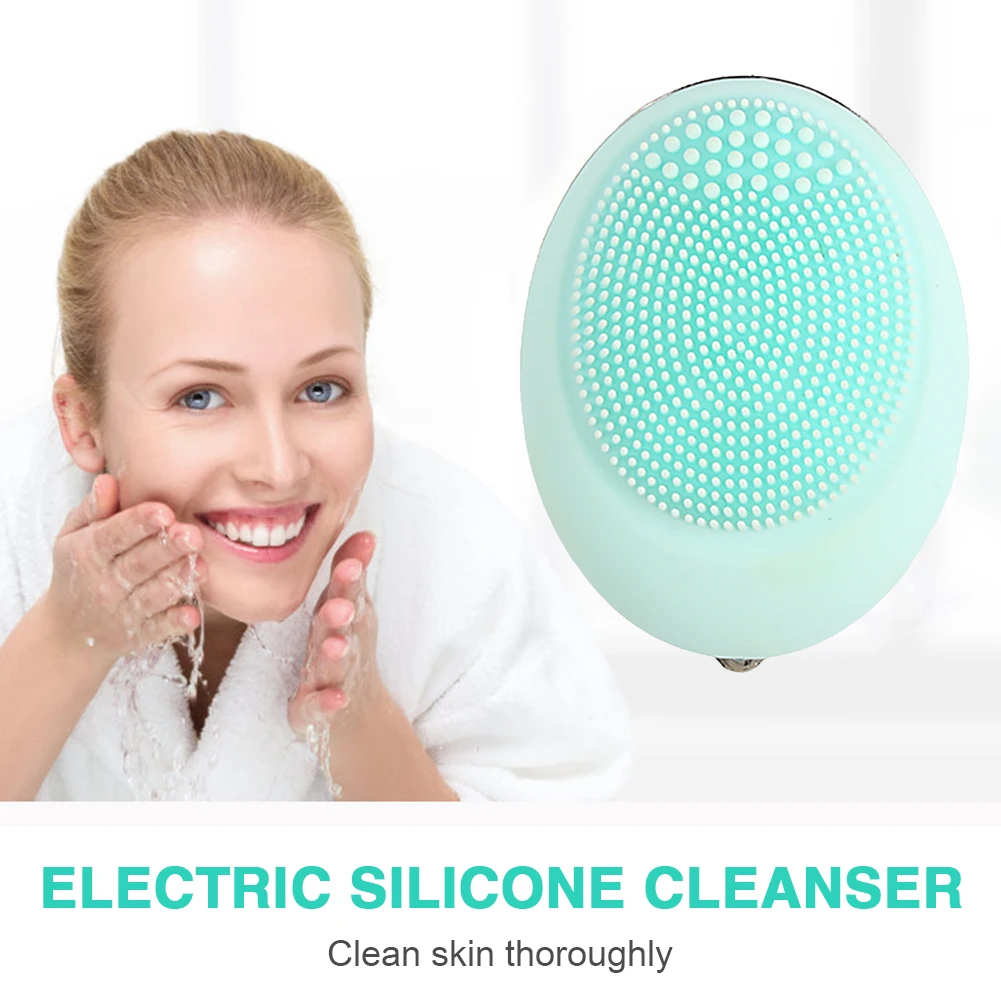 Ultrasonic Silicone Electric Facial Cleansing Brush Sonic Face Cleanser Cleansing Skin Mini Washing Massager Brush
Ultrasonic Silicone Electric Facial Cleansing Brush Sonic Face Cleanser Cleansing Skin Mini Washing Massager Brush