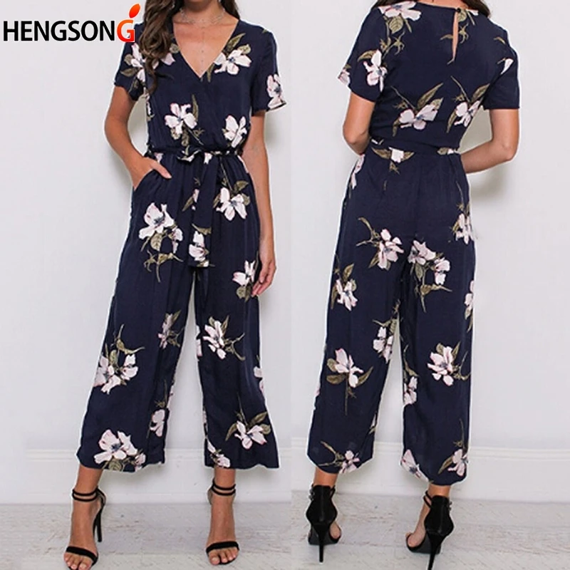 Hengsong 2020 Large Size Fashion Women's Loose Printed Chiffon Pocket Jumpsuit Office Lady Ankle-Length Pants 735875
Hengsong 2020 Large Size Fashion Women's Loose Printed Chiffon Pocket Jumpsuit Office Lady Ankle-Length Pants 735875