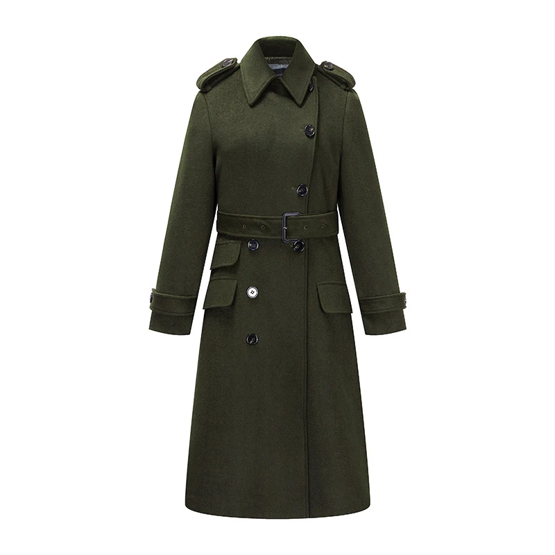 2020 New Autumn Winter Long Slim Women Wool Coat with Belt European Style Classic Camel Double Breasted Female Overcoat
2020 New Autumn Winter Long Slim Women Wool Coat with Belt European Style Classic Camel Double Breasted Female Overcoat