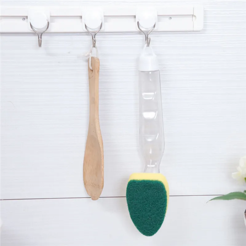 Dish Washing Tool Cleaning Brush Soap Dispenser Handle Refillable Bowls Cleaning Sponge Brush For Kitchen Organizer Accessories
Dish Washing Tool Cleaning Brush Soap Dispenser Handle Refillable Bowls Cleaning Sponge Brush For Kitchen Organizer Accessories