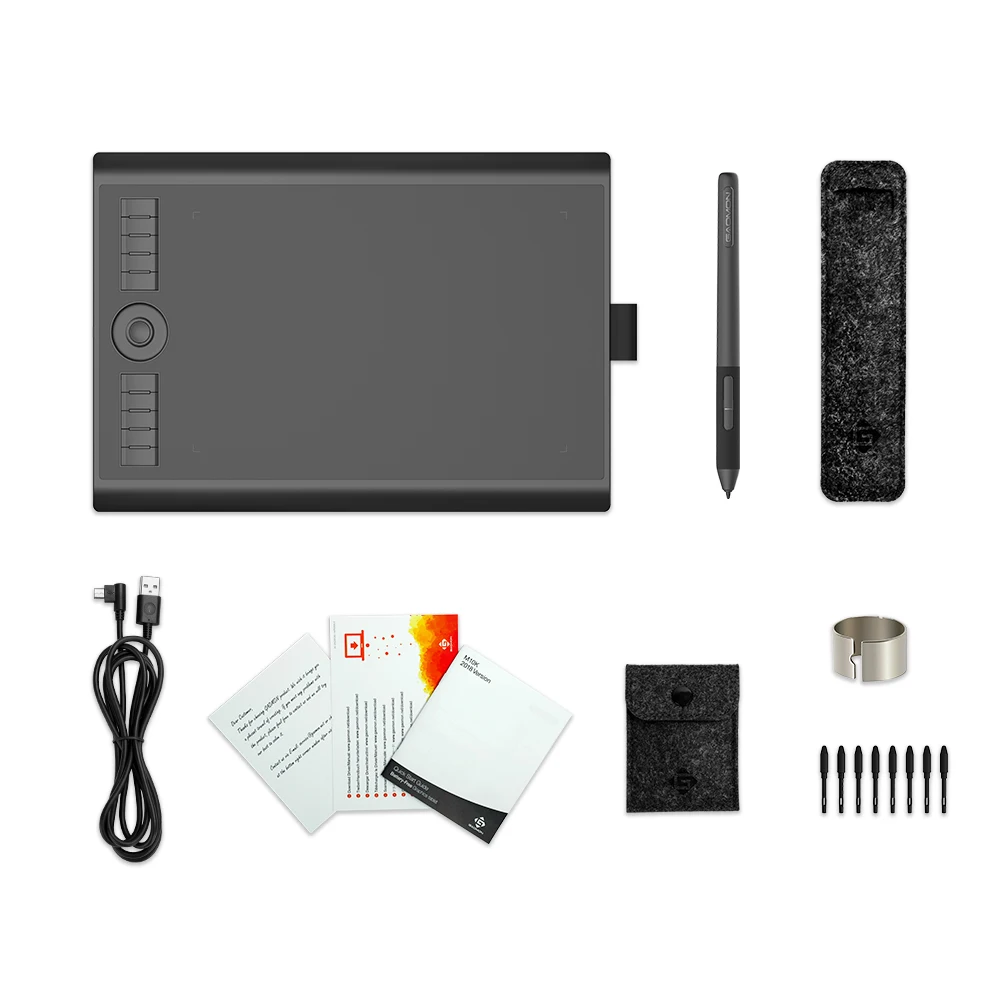M10K PRO 10 * 6.25'' Graphic Pen Tablet Drawing Board with 8192 Pressure Battery-Free Stylus Support OTG Function
M10K PRO 10 * 6.25'' Graphic Pen Tablet Drawing Board with 8192 Pressure Battery-Free Stylus Support OTG Function
