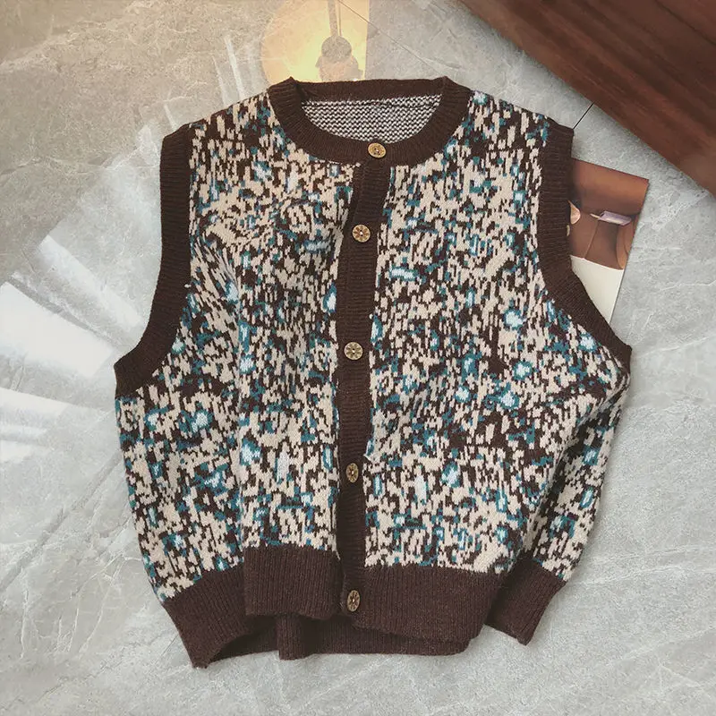 2022 Autumn Women Solid All-match Outerwear Sweater Female Knitted V-Neck Sleeveless Poullover Ladies Elegant Solid Tops H571
2022 Autumn Women Solid All-match Outerwear Sweater Female Knitted V-Neck Sleeveless Poullover Ladies Elegant Solid Tops H571