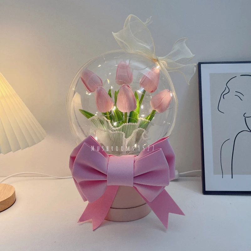 Christmas and New Year Gift Romantic Tulip Pink Hug Bucket Bouquet DIY Material Package Girl Heart for Girlfriend Girlfriend
Christmas and New Year Gift Romantic Tulip Pink Hug Bucket Bouquet DIY Material Package Girl Heart for Girlfriend Girlfriend