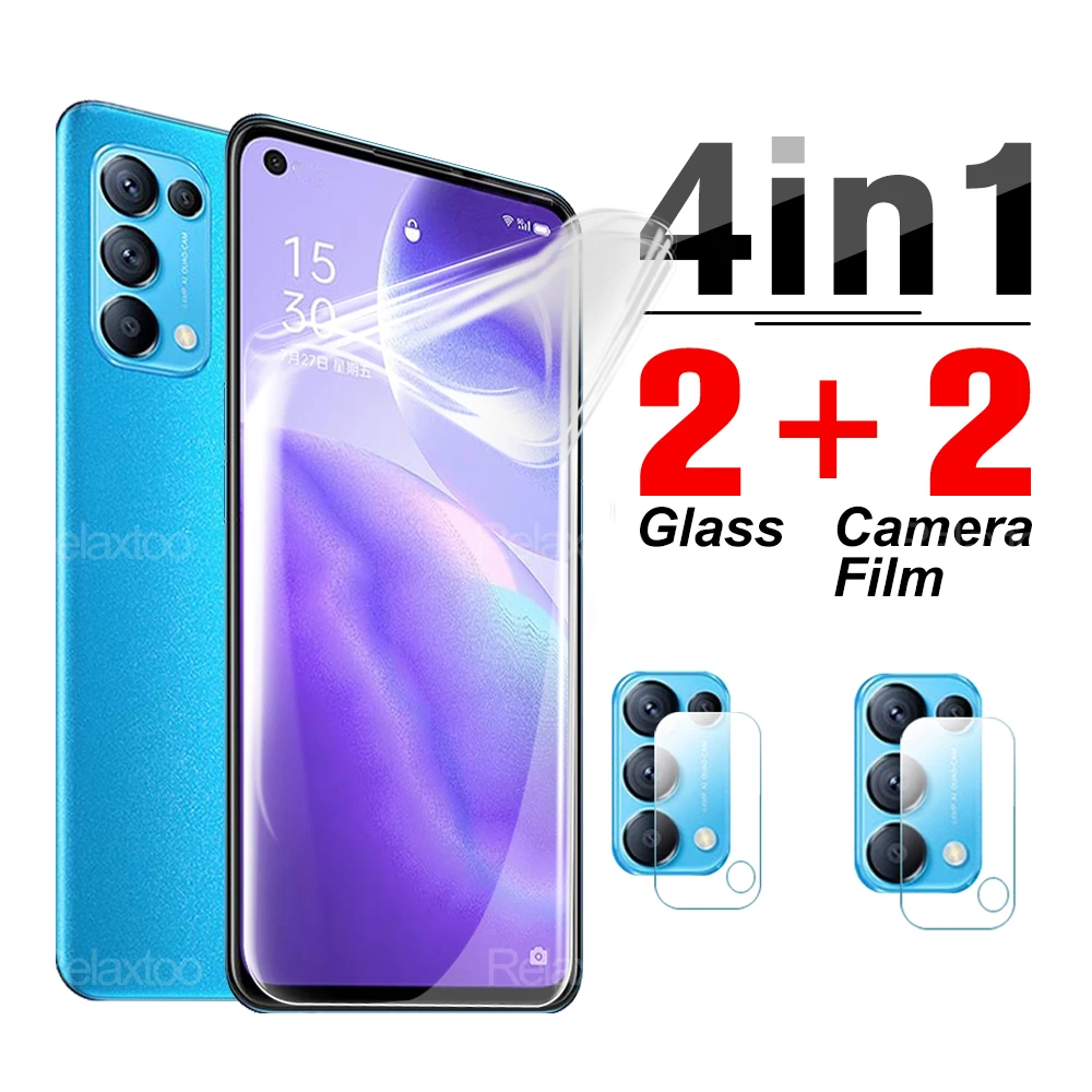 4 in 1 Hydrogel Front Film For Reno5 Lite 5F For Oppo Reno 5 Pro 5Pro 4G/5G Camera Protector Glas Safety Protective Screen Film
4 in 1 Hydrogel Front Film For Reno5 Lite 5F For Oppo Reno 5 Pro 5Pro 4G/5G Camera Protector Glas Safety Protective Screen Film