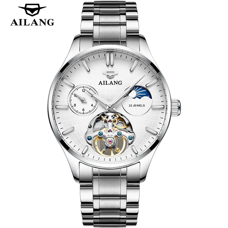 Top Brand Luminous Mechanical Mens Watches Luxury Calendar Moon Phase Wrist Watch erkek kol saati Montre Homme
Top Brand Luminous Mechanical Mens Watches Luxury Calendar Moon Phase Wrist Watch erkek kol saati Montre Homme