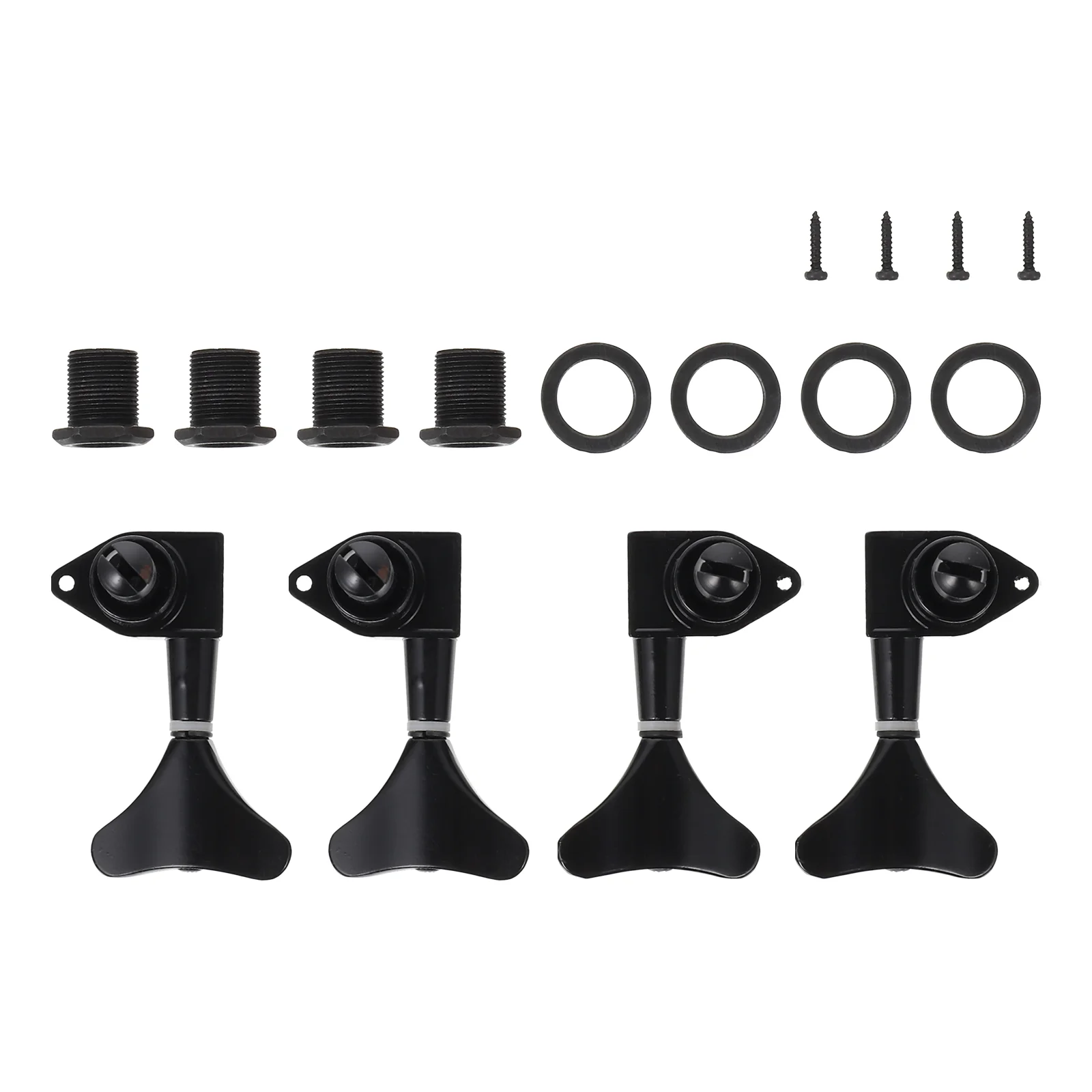 4 Pcs Durable Metal Tuners String Adjustment Supplies Metal Tuners for Guitar (Black)
4 Pcs Durable Metal Tuners String Adjustment Supplies Metal Tuners for Guitar (Black)