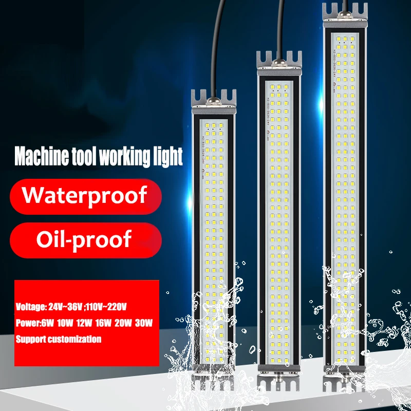 LED Machine Tool Work Light 24v 220 Volt Machining Center CNC Machines Lamp Waterproof Lathe Equipment Oil-proof Lights
LED Machine Tool Work Light 24v 220 Volt Machining Center CNC Machines Lamp Waterproof Lathe Equipment Oil-proof Lights