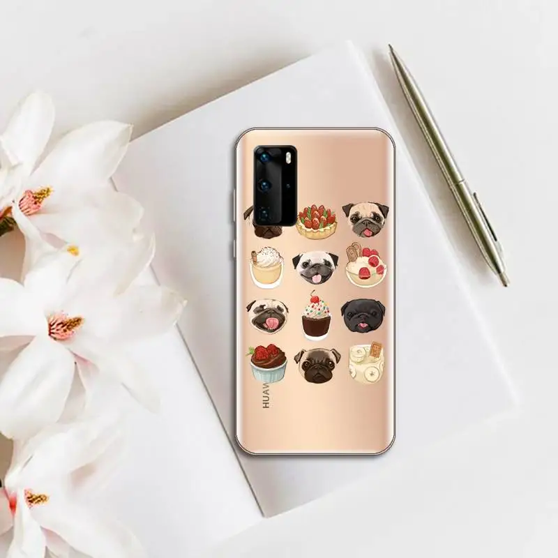 Cute Pug French Bulldog Phone Case Transparent for huawei honor P 40 30 20 lite Pro 10 i 8 9 x p smart 2019 
Cute Pug French Bulldog Phone Case Transparent for huawei honor P 40 30 20 lite Pro 10 i 8 9 x p smart 2019