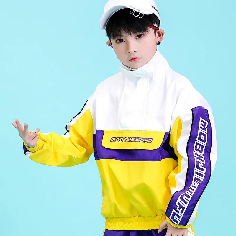 Kid Hip Hop Clothing Running Jacket Coat Tops Casual Pants for Girls Boys Jazz Dance Clothes Costume Ballroom Dancing Streetwear 
Kid Hip Hop Clothing Running Jacket Coat Tops Casual Pants for Girls Boys Jazz Dance Clothes Costume Ballroom Dancing Streetwear