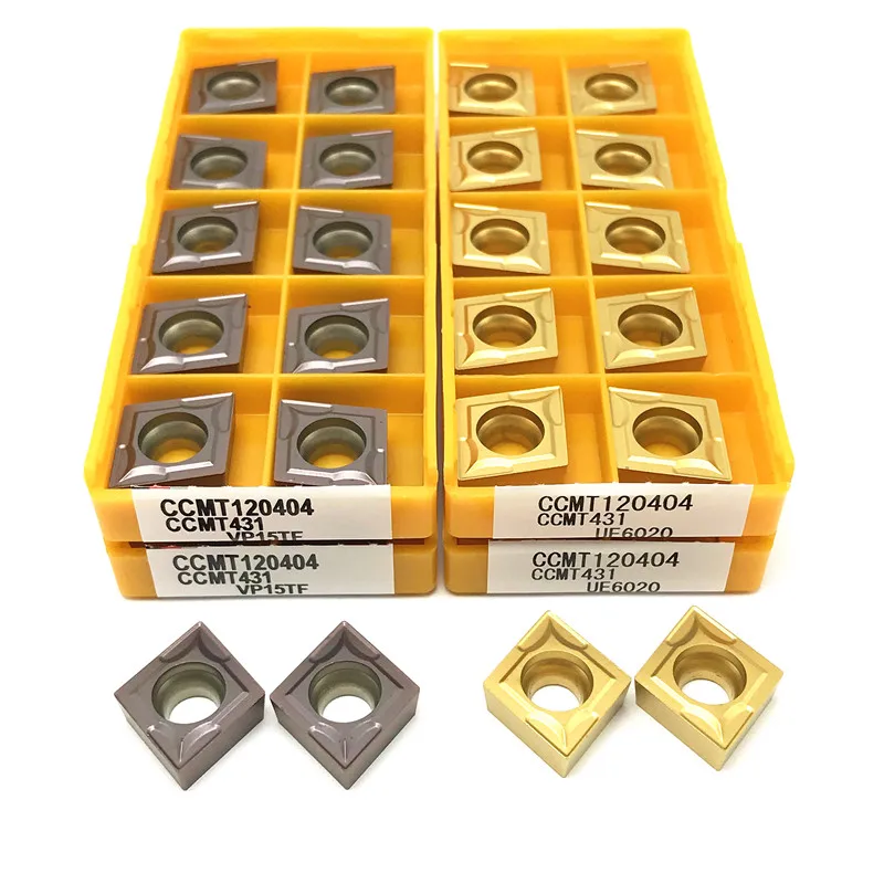 CCMT120404 CCMT120408 VP15TF UE6020 External Turning tool carbide inserts CNC inserts turning hard alloy turning tool
CCMT120404 CCMT120408 VP15TF UE6020 External Turning tool carbide inserts CNC inserts turning hard alloy turning tool