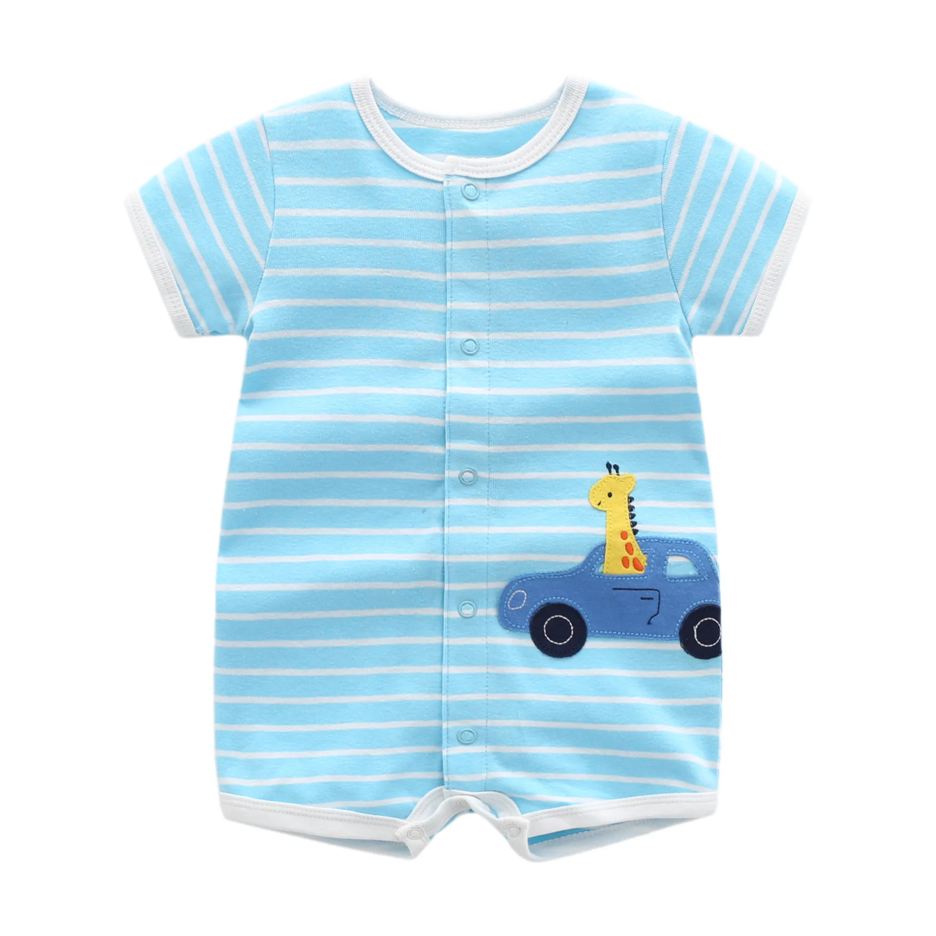 

Детская одежда летние комбинезоны с коротким рукавом Новые комбинезоны с коротким рукавом хлопковый комбинезон для новорожденных