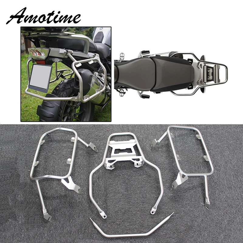 Для BMW R1250GS R1200GS LC Adventure Pannier Rack для GS 1200 1250 Adv 2013 2019 топ чехол из нержавеющей