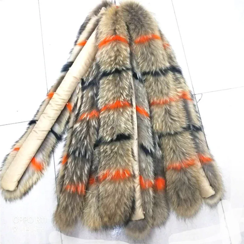 JKP Big Real Raccoon Fur Collar for Women Thicken Stripe New Fashion Warm Scarf 100% Natural Raccoon Fur Scarves
JKP Big Real Raccoon Fur Collar for Women Thicken Stripe New Fashion Warm Scarf 100% Natural Raccoon Fur Scarves
