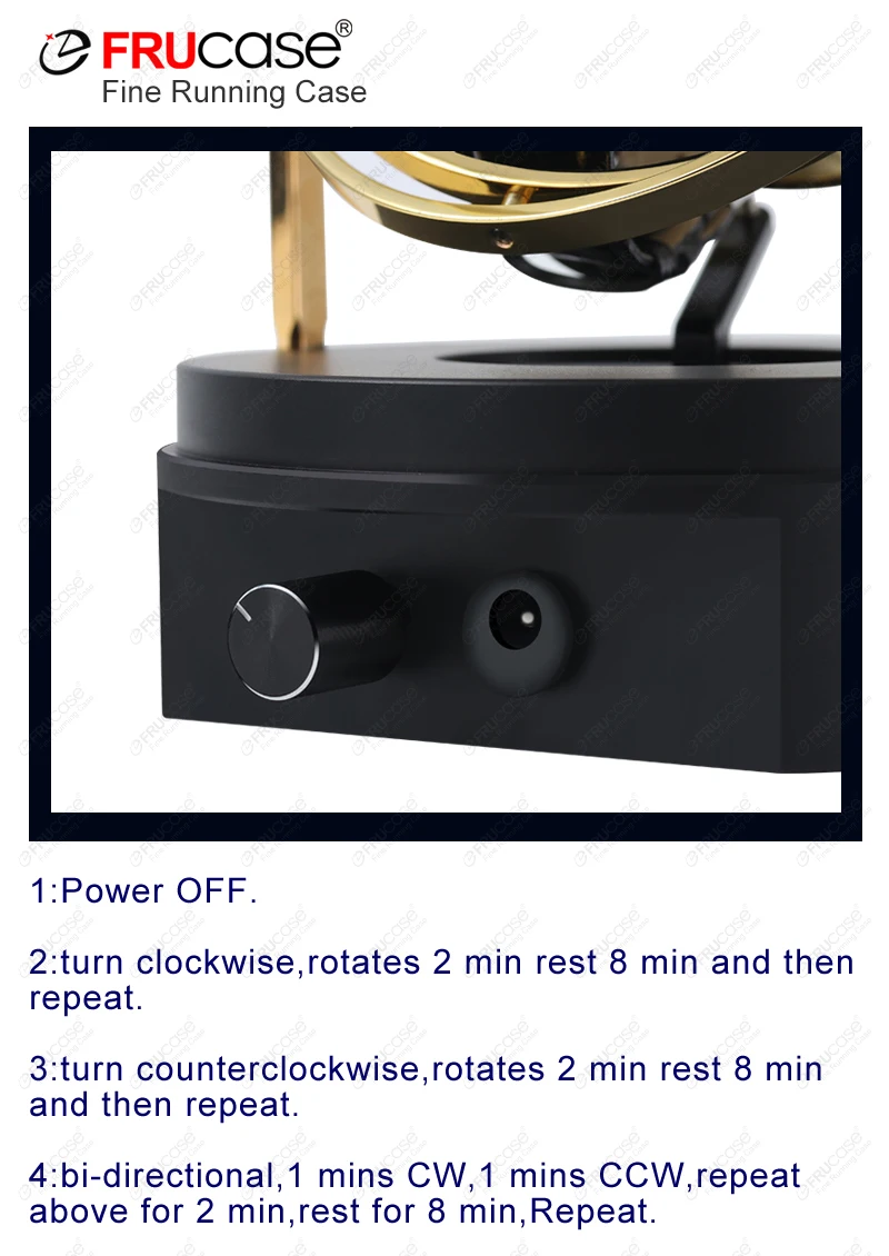 FRUCASE Single Watch Winder for automatic watches watch box display collector storage box
FRUCASE Single Watch Winder for automatic watches watch box display collector storage box