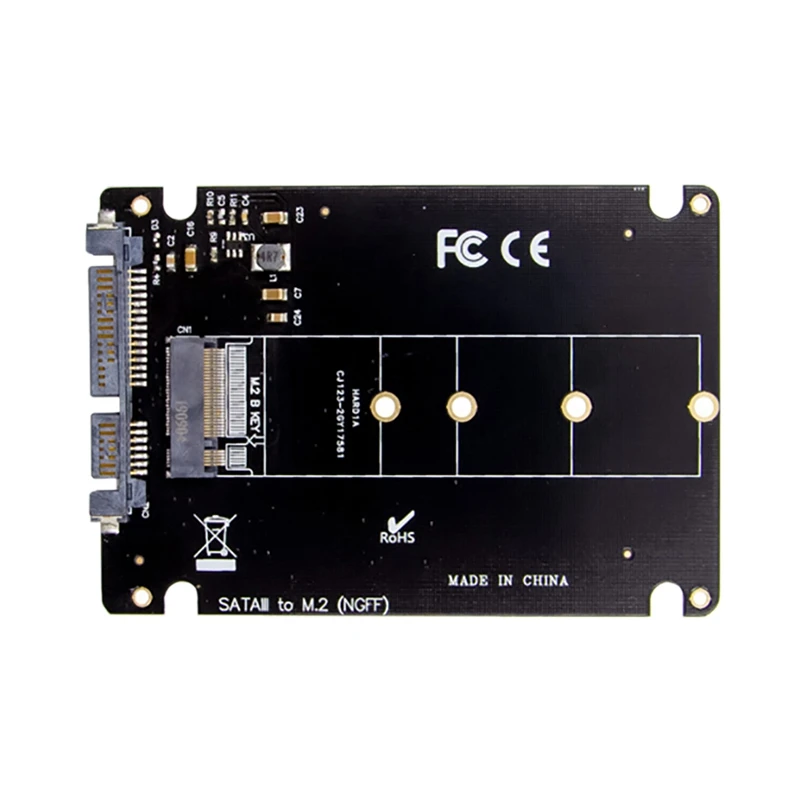 SATA к M.2 NGFF SSD адаптер карты SATA к M.2 Key B адаптер расширения карты для ПК ноутбука
SATA к M.2 NGFF SSD адаптер карты SATA к M.2 Key B адаптер расширения карты для ПК ноутбука