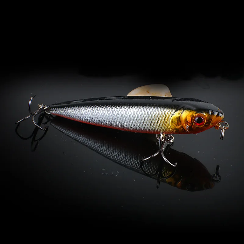 1Pcs 8cm 10g Topwater Wobbler 3D Eyes Fishing Lure Minnow Hard Bait 3 Fish Hooks Crankbait Floating Fishing Tackle
1Pcs 8cm 10g Topwater Wobbler 3D Eyes Fishing Lure Minnow Hard Bait 3 Fish Hooks Crankbait Floating Fishing Tackle
