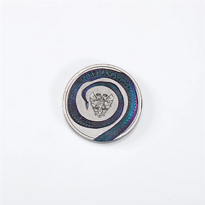 Super-exquisite Zinc Alloy Dragon Collectible Coin Color Commemorative Silver Coin High Relief 3D Collectible Commemorative Coin 
Super-exquisite Zinc Alloy Dragon Collectible Coin Color Commemorative Silver Coin High Relief 3D Collectible Commemorative Coin