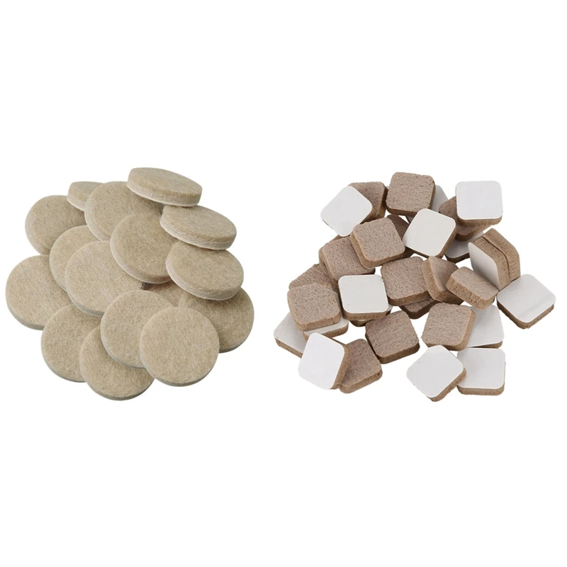 32X Felt Floor Furniture Protector Pads Chair Table Legs Protector & 48X Self-Stick Furniture Round Felt Pads
32X Felt Floor Furniture Protector Pads Chair Table Legs Protector & 48X Self-Stick Furniture Round Felt Pads