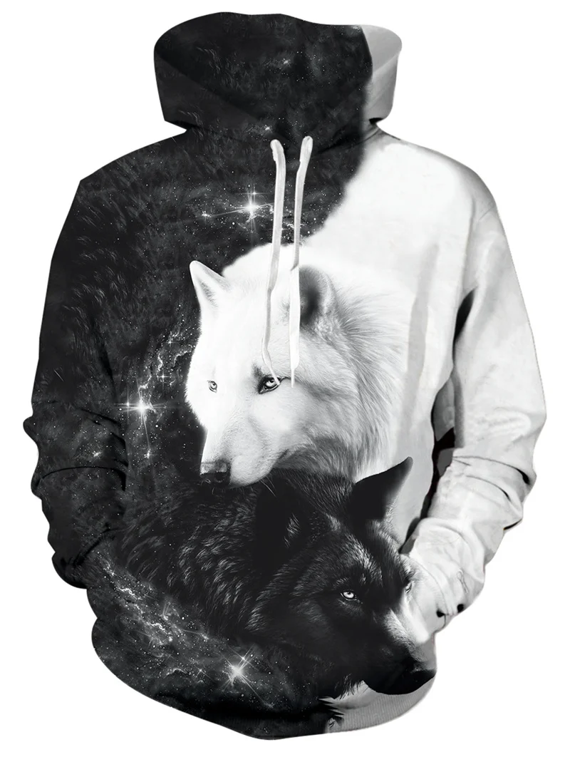 Men Wolf Animal 3D Printed Hooded Men / Women's Shinning Wolf Design Sweatshirts Spring And Autumn 3D Clothing Harajuku Hoody
Men Wolf Animal 3D Printed Hooded Men / Women's Shinning Wolf Design Sweatshirts Spring And Autumn 3D Clothing Harajuku Hoody