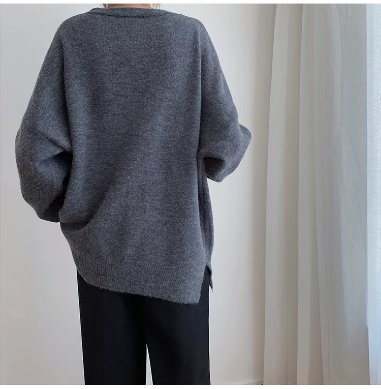 ZHISILAO Oversize Knitted Sweater Women Solid Winter Warm Pullover Sweater 2020 Vintage Long Sleeve O-neck Pull Femme Sweater
ZHISILAO Oversize Knitted Sweater Women Solid Winter Warm Pullover Sweater 2020 Vintage Long Sleeve O-neck Pull Femme Sweater