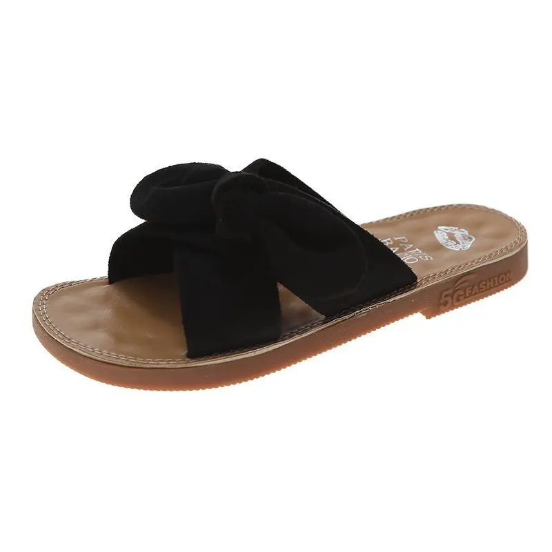 Rubber Slippers Flock Butterfly-Knot Women Luxury Shoes Slides Shale Female Beach Low Pantofle Designer Flat Sabot 2021 TPR Hoof
Rubber Slippers Flock Butterfly-Knot Women Luxury Shoes Slides Shale Female Beach Low Pantofle Designer Flat Sabot 2021 TPR Hoof