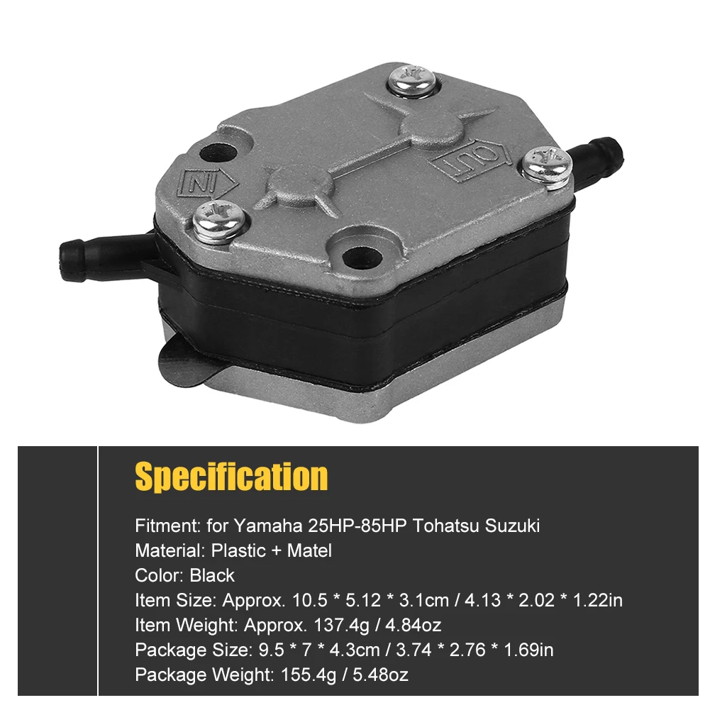 For Yamaha Fuel Pump 6A0-24410-00 692-24410-0 For Tohatsu Outboard Repalcement Car Styling 
For Yamaha Fuel Pump 6A0-24410-00 692-24410-0 For Tohatsu Outboard Repalcement Car Styling