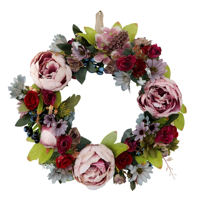 Artificial Peony Flower Wreath Spring Wreath for Front Door Farmhouse Wall Window Wedding Birthday Party Home Decor
Artificial Peony Flower Wreath Spring Wreath for Front Door Farmhouse Wall Window Wedding Birthday Party Home Decor