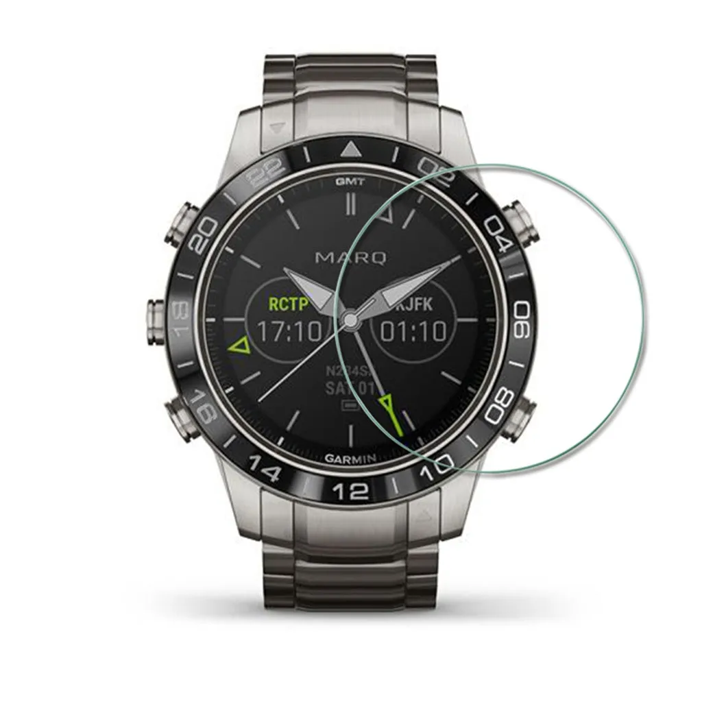 Закаленное стекло для смарт часов Ouhaobin защитная пленка Garmin MARQ твердость 9H