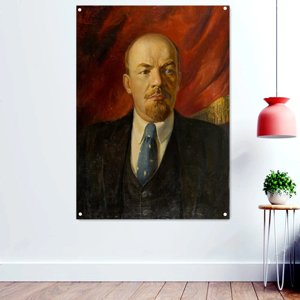 Soviet Union President Lenin Posters Wall Art Decorative Banner Hanging Painting Great CCCP USSR Propaganda Wallpaper Tapestry 2
Soviet Union President Lenin Posters Wall Art Decorative Banner Hanging Painting Great CCCP USSR Propaganda Wallpaper Tapestry 2