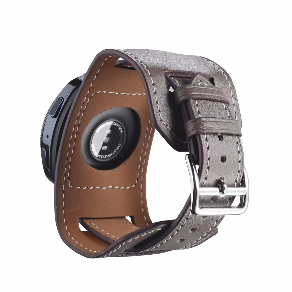 For Samsung S2 Gear Sport S3 Cuff leather strap 20mm/22mm Replacement Band glaxery watch 46/42mm
For Samsung S2 Gear Sport S3 Cuff leather strap 20mm/22mm Replacement Band glaxery watch 46/42mm