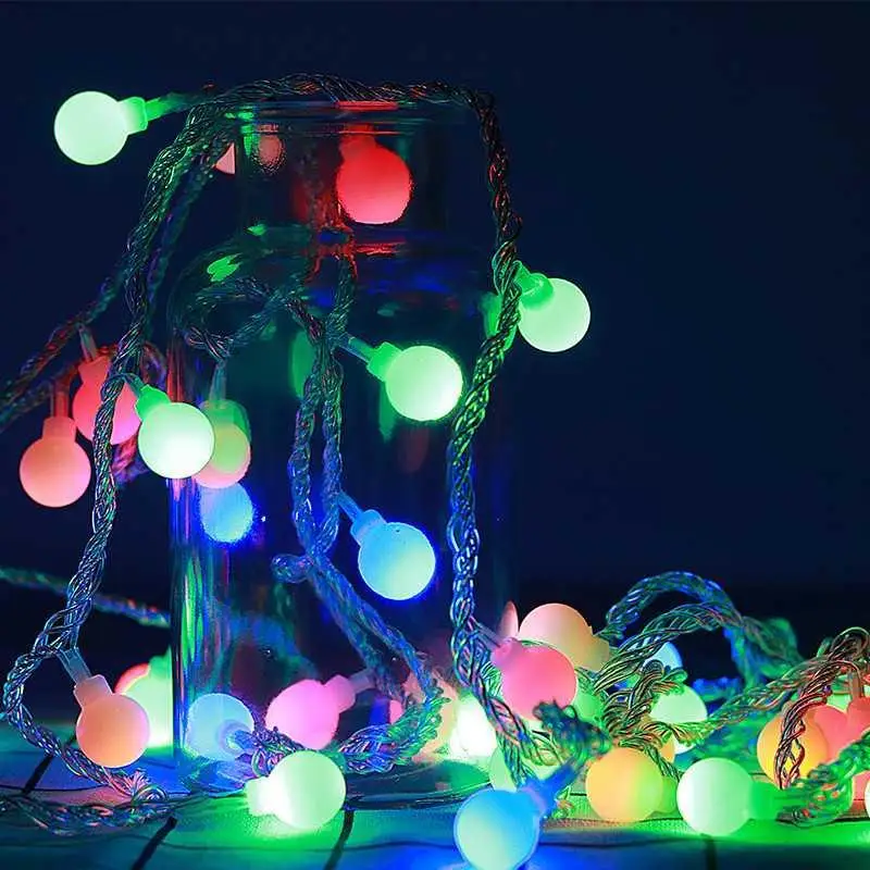 Christmas Ornaments Colorful Light Bulb Christmas LED String Fairy Lights Garland Christmas Tree Decorations Navidad New Year
Christmas Ornaments Colorful Light Bulb Christmas LED String Fairy Lights Garland Christmas Tree Decorations Navidad New Year