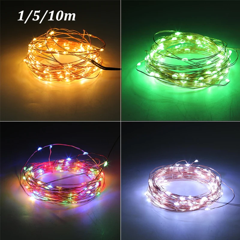 Светодиодная гирлянда из медной проволоки, 1/5/10 м, праздничная уличная гирлянда с лампочками для рождественской елки, украшение для свадебн...
Светодиодная гирлянда из медной проволоки, 1/5/10 м, праздничная уличная гирлянда с лампочками для рождественской елки, украшение для свадебн...