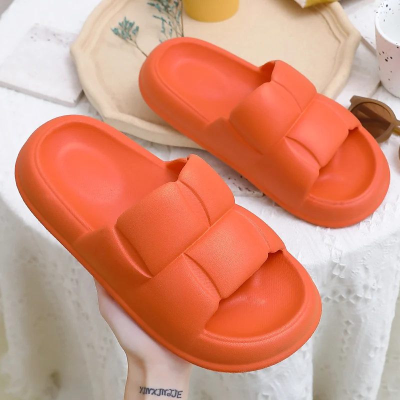 2022 Summer Orange Slippers Solid Indoor Slippers EVA Home Slipper Thick Bottom Sole Non-slip Shoes Flip Flop
2022 Summer Orange Slippers Solid Indoor Slippers EVA Home Slipper Thick Bottom Sole Non-slip Shoes Flip Flop