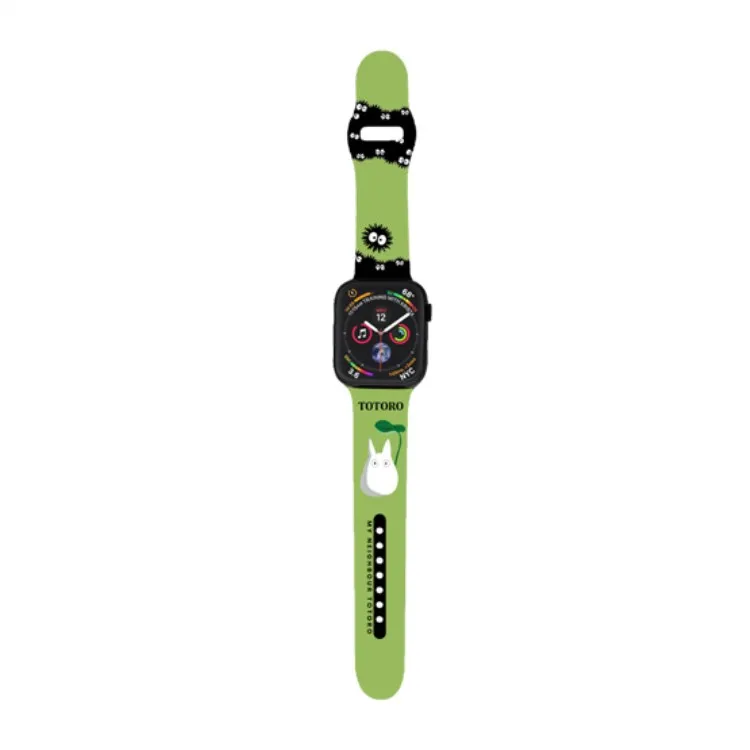 Мой сосед Тоторо, зеленый браслет, модель Iwatch, силиконовый ремешок на запястье для Apple Watch 1 2 3 4 5 6
Мой сосед Тоторо, зеленый браслет, модель Iwatch, силиконовый ремешок на запястье для Apple Watch 1 2 3 4 5 6