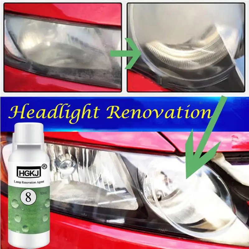 HGKJ-8 50ml Car Repair Renewal Kit Headlight Repair Liquid Lamp Renovation Agent Cleaning Car Accessories Headlight Repair 
HGKJ-8 50ml Car Repair Renewal Kit Headlight Repair Liquid Lamp Renovation Agent Cleaning Car Accessories Headlight Repair
