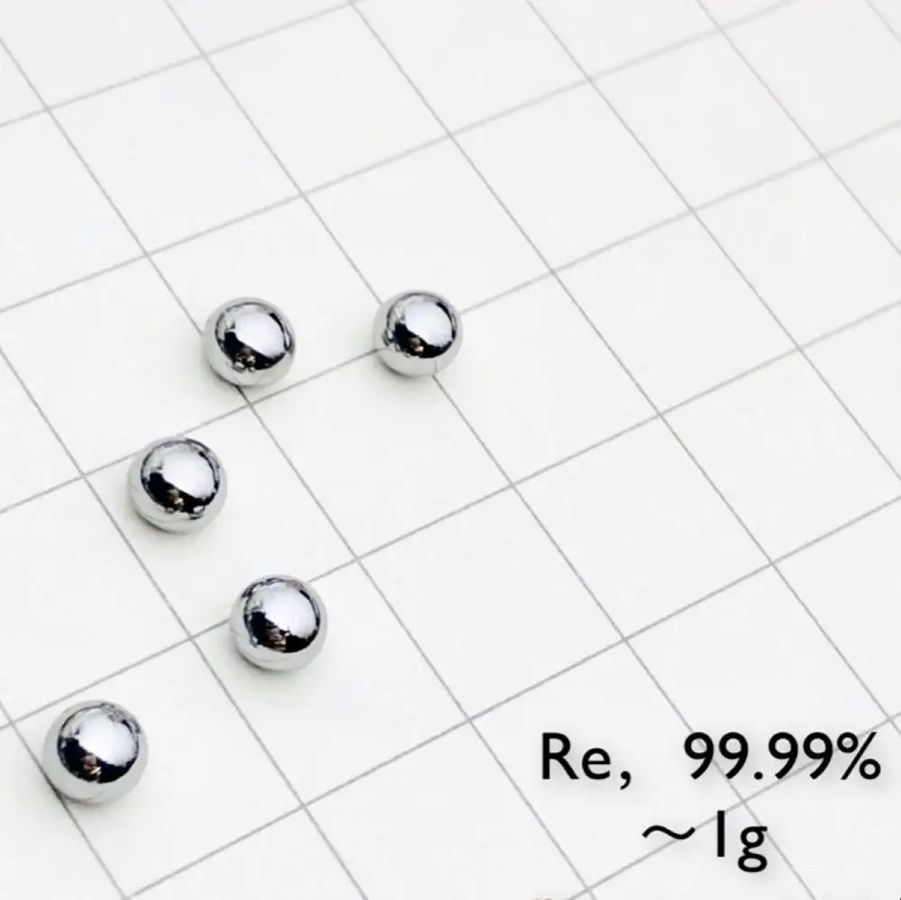 Фото Редкие металлы 99.99% Rhenium (твердые гранулы 1 г)|Магнитные материалы| |