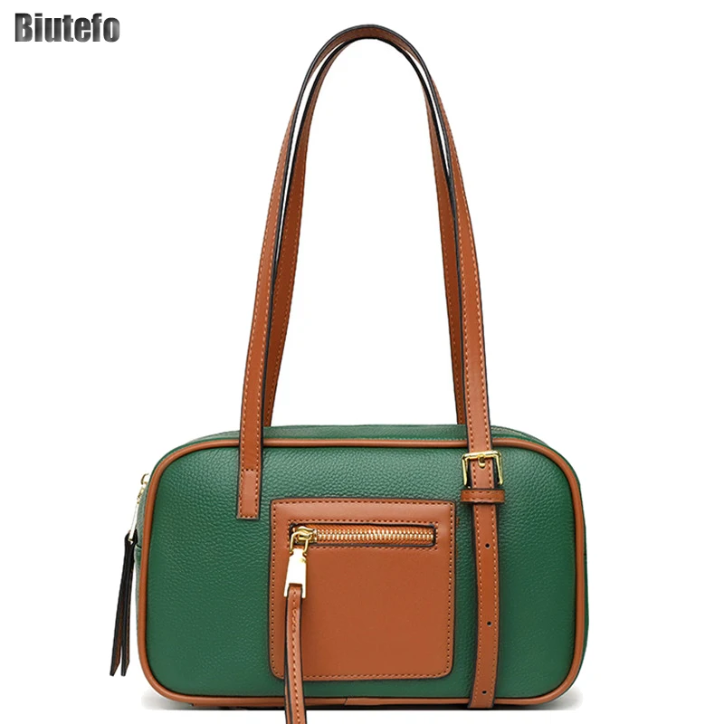 Genuine Leather Hand Bags for Women New Luxury Handbags Designer Tote Phone Pochete Feminina Panelled Square Trendyol Shoulder
Genuine Leather Hand Bags for Women New Luxury Handbags Designer Tote Phone Pochete Feminina Panelled Square Trendyol Shoulder