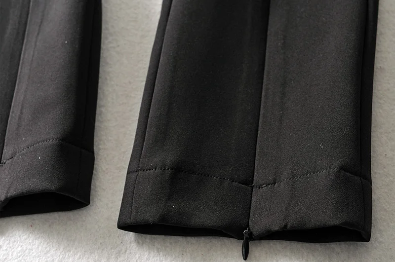 Female Ankle Trousers Women Vintage Stylish Office Wear High Waist Skinny Pants Fashion Side Zipper
Female Ankle Trousers Women Vintage Stylish Office Wear High Waist Skinny Pants Fashion Side Zipper