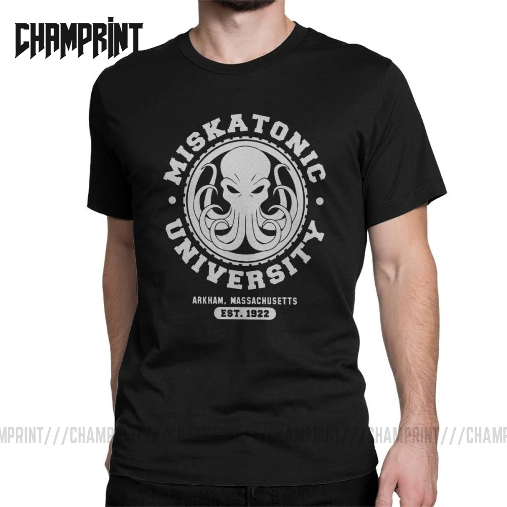 Футболка Miskatonic University Мужская Necronomicon Call Of Cthulhu Cthulu Lovecraft новинка футболка