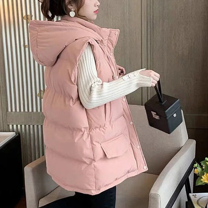 Winter Cotton Vest Women New Arrival Fashion Style Solid Color Thick Warm Korean Style Coat Zipper Cotton Jacket 3 Colors Pick
Winter Cotton Vest Women New Arrival Fashion Style Solid Color Thick Warm Korean Style Coat Zipper Cotton Jacket 3 Colors Pick
