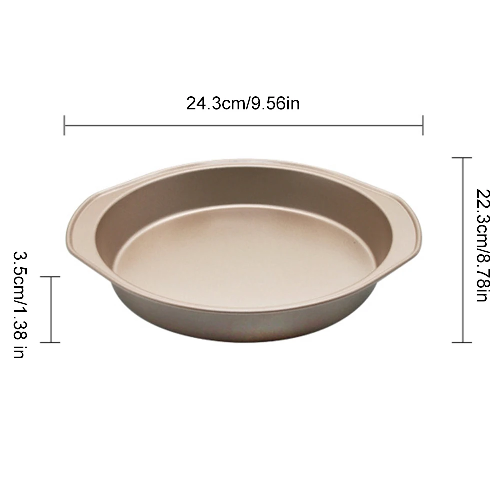 9 Inch Nonstick Carbon Steel Round Baking Cake Pan Cake Mold Fruit Pie Tray Baking Mold Kitchen Accessories Supplies
9 Inch Nonstick Carbon Steel Round Baking Cake Pan Cake Mold Fruit Pie Tray Baking Mold Kitchen Accessories Supplies