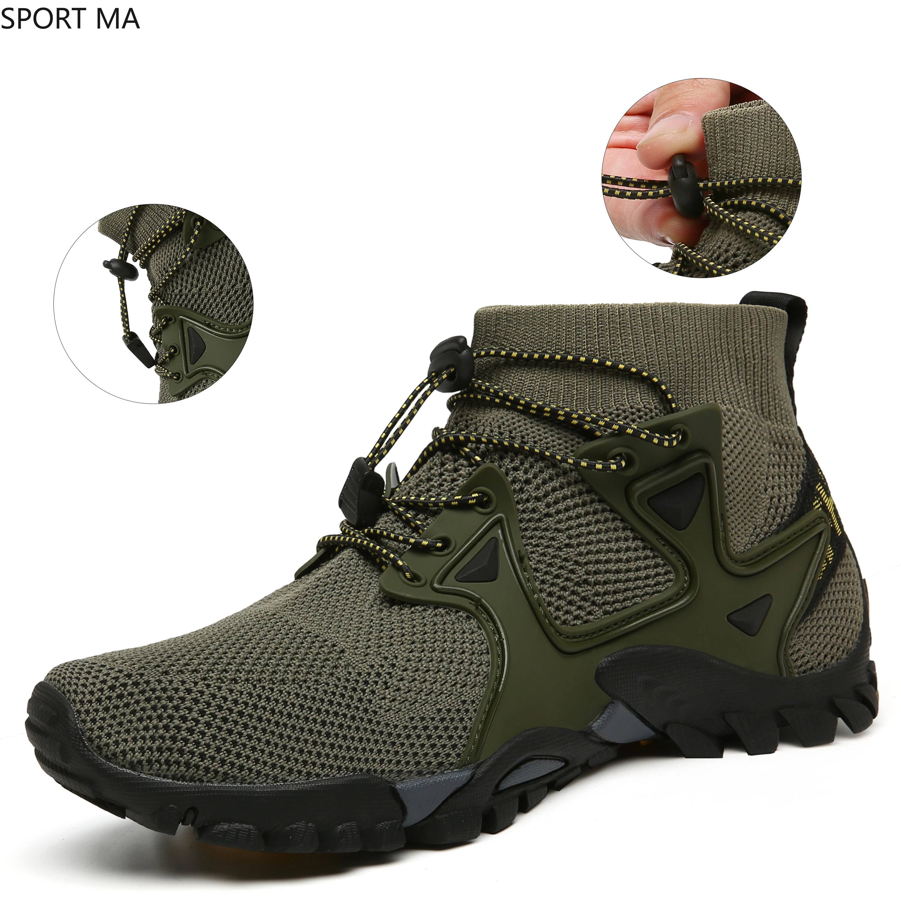 

Мужские кроссовки Air Mesh для активного отдыха, горной, пустыни, восхождения, обувь для мужчин и женщин, ботильоны для походов, размера плюс 46, о...