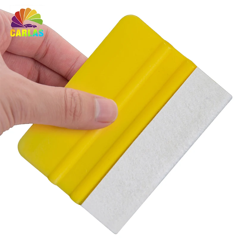 11*7.5CM Vinyl Film Wrapping Tools Yellow Car Scraper Squeegee with Felt for Edge Wrap
11*7.5CM Vinyl Film Wrapping Tools Yellow Car Scraper Squeegee with Felt for Edge Wrap