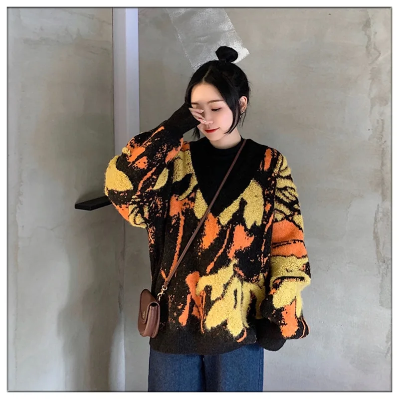 by wind loose joker jacquard v-neck sweater han edition of new fund of 2020 autumn winters is foreign female students
by wind loose joker jacquard v-neck sweater han edition of new fund of 2020 autumn winters is foreign female students