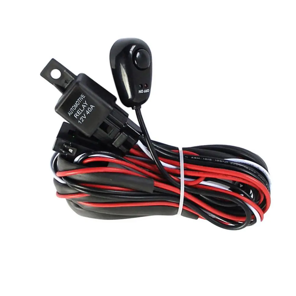 Fog Lamp Switch Wiring Harness Durable Light Wiring Harness For Fog With 12V 40A Rock Switch Relay For Off-road Vehicle
Fog Lamp Switch Wiring Harness Durable Light Wiring Harness For Fog With 12V 40A Rock Switch Relay For Off-road Vehicle