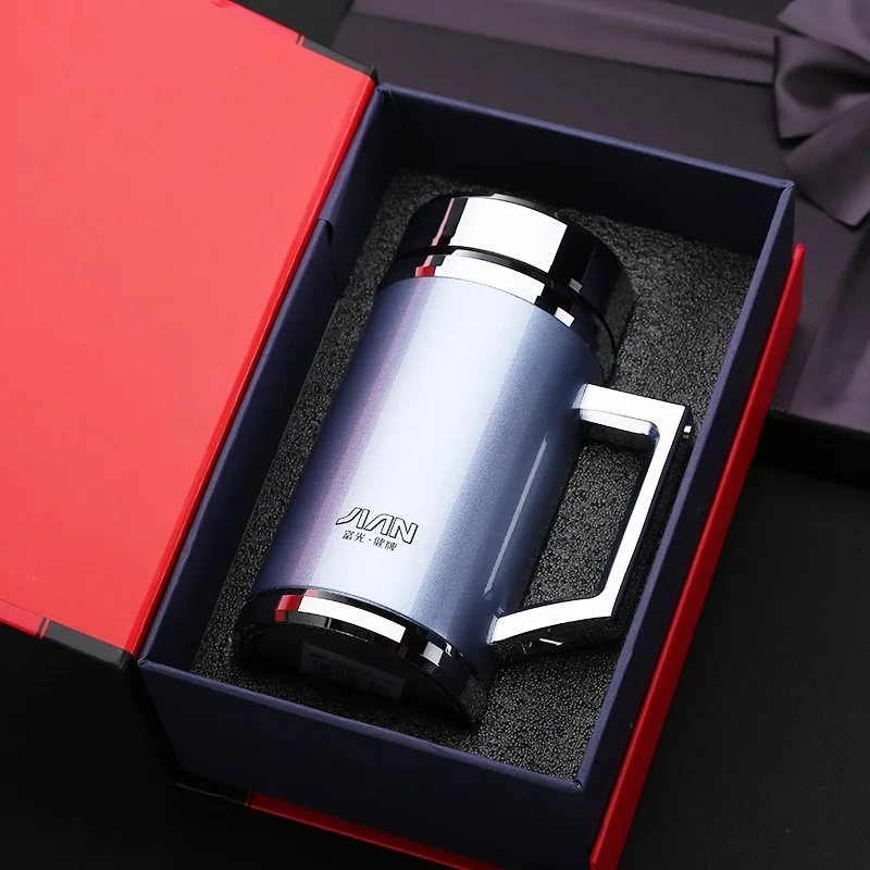 480ml Creative Gift Cup Stainless Steel Vacuum Flask Thermos with Handgrip Filter Coffee Tea Mug Thermal Water Bottle Gift Box
480ml Creative Gift Cup Stainless Steel Vacuum Flask Thermos with Handgrip Filter Coffee Tea Mug Thermal Water Bottle Gift Box