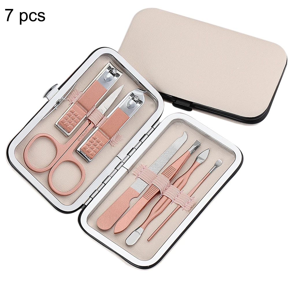 7pcs/set Stainless Steel Nail Clipper Scissors Set Kits Manicure Pedicure Nail Cutter Care Set
7pcs/set Stainless Steel Nail Clipper Scissors Set Kits Manicure Pedicure Nail Cutter Care Set