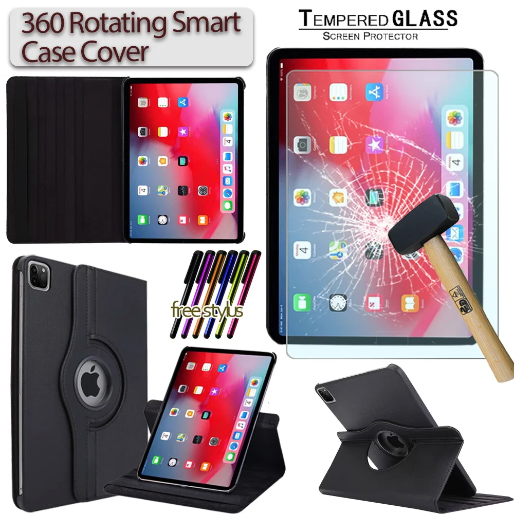 360 Rotating Case for Apple IPad Air 4 10.9" (2020)/iPad Pro 11"/(2018) IPad Pro 11"(2020) Anti-fall Tablet Case+Tempered Film
360 Rotating Case for Apple IPad Air 4 10.9" (2020)/iPad Pro 11"/(2018) IPad Pro 11"(2020) Anti-fall Tablet Case+Tempered Film